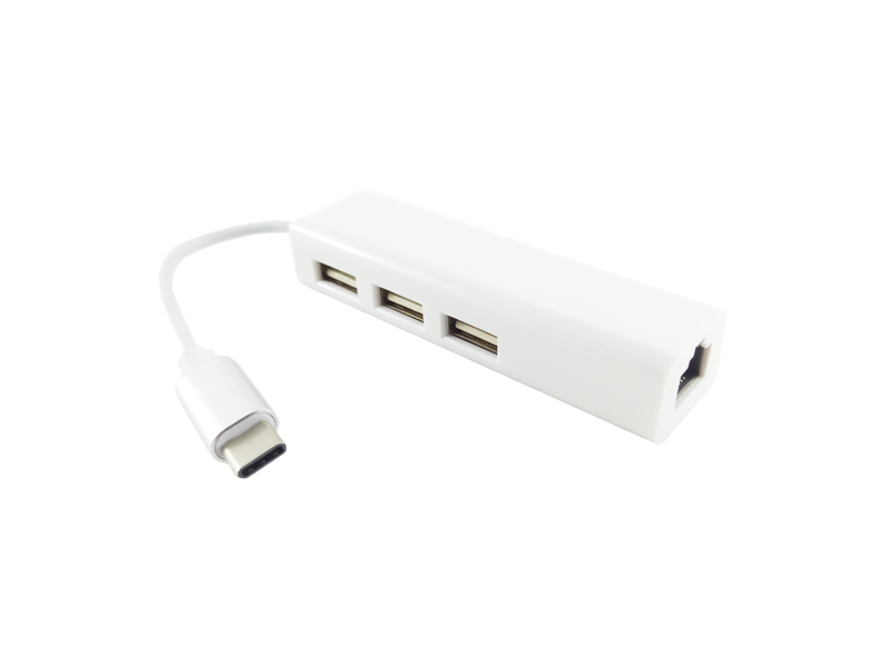 USB-C to RJ45 LAN Port and 3 USB Hub - Image 3